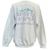 49 Degrees Sweatshirt - Unisex Fit - Ash Grey