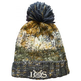 Corkscrew Pom Pom Beanie - Autumn Moss