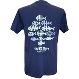 Fish Diamond Organic T-Shirt - Unisex Fit - Navy