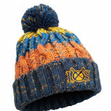 Kids Bobble Hat Retro Blue