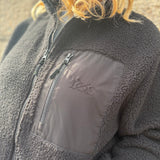 Unisex Full Zip Fleece - Black