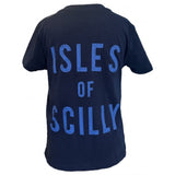 Kids Isles of Scilly Organic T-Shirt - Navy