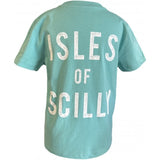 Kids Isles of Scilly Organic T-Shirt - Pool Blue