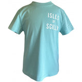 Kids Isles of Scilly Organic T-Shirt - Pool Blue
