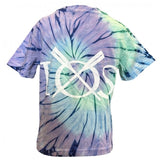 Kids Organic Tie Dye T-Shirt - Blue/Green