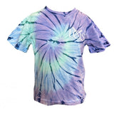 Kids Organic Tie Dye T-Shirt - Blue/Green