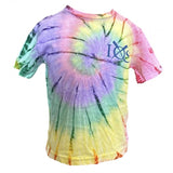 Kids Organic Tie Dye T-Shirt - Rainbow