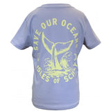 Kids Save Our Oceans T-Shirt - Lavender