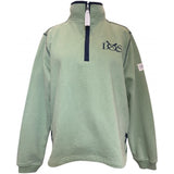 Lazy Jacks Ocean Is Calling 1/4 Zip Sweatshirt - Women's Fit - Grass
