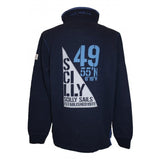 Lazy Jacks Scilly Sail Flag 1/4 Zip Sweatshirt - Unisex Fit - Marine