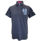 Lazy Jacks Scilly Sail Flag Polo - Denim