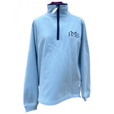 Lazy Jacks Ocean Is Calling 1/4 Zip Sweatshirt - Women's Fit - Sky