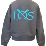 Organic IOS Sweatshirt - Boxy Womens Fit - Anthracite