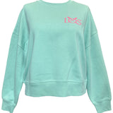 Organic IOS Sweatshirt - Boxy Womens Fit - Misty Jade