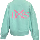 Organic IOS Sweatshirt - Boxy Womens Fit - Misty Jade