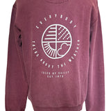 Weather - Unisex Fit - Washed Burgundy