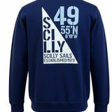 Sail Flag Sweatshirt - Unisex Fit - Navy