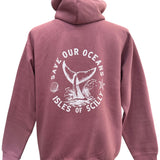 Save Our Oceans Hoodie - Unisex Fit  Mulberry