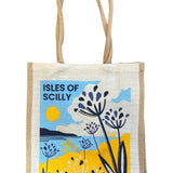 Jute Bag - Agapanthus