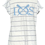 Lazy Jacks Striped T-Shirt - Womens Fit - White/ Navy