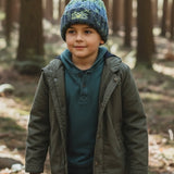 Kids Bobble Hat Electric Blue