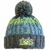 Kids Bobble Hat Electric Blue