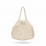 Organic Cotton Mesh Grocery Shopper - Natural