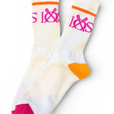 IOS Crew Socks - Pink/Orange