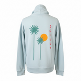Ladies Scilly Palm Roll Neck Sweat - slate green