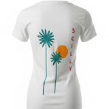 Ladies Scilly Palm Tee - natural raw