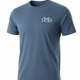 Mens It Comes in Waves Organic Tee - denim