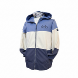 Lazy Jacks Unisex Pique Panel Zip Hoodie - Blues