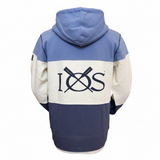 Lazy Jacks Unisex Pique Panel Zip Hoodie - Blues