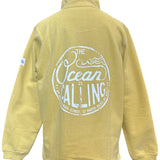 Lazy Jacks Ocean Is Calling 1/4 Zip Sweatshirt - Lemon