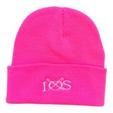 IOS Beanie - Fluro Pink