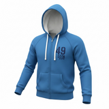 Scilly Sail Flag Full Zip Hoodie - Unisex Fit - Carribean