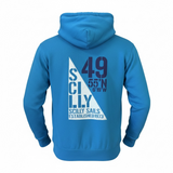 Scilly Sail Flag Full Zip Hoodie - Unisex Fit - Carribean