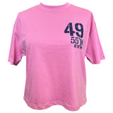 Sail Flag T-Shirt - Women's Fit - Bubble Pink