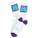 IOS Crew Socks - Purple & Blue