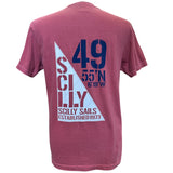 Scilly Sail Flag T-Shirt - Unisex Fit - Brick