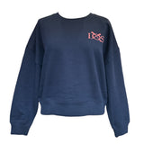 Organic IOS Sweatshirt - Boxy Womens Fit - Navy