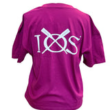 Ladies Oversized Organic Tee - Cherry