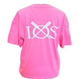Ladies Oversized Organic Tee - Candy Rose