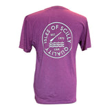 Quality Triblend Tee - Washed Burguundy