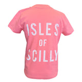 Kids Isles of Scilly Organic T-Shirt - Pink Joy