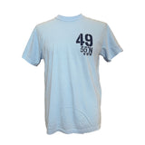Scilly Sail Flag T-Shirt - Unisex Fit - Hydrangea