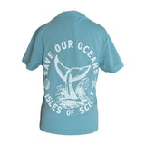 Kids Save Our Oceans T-Shirt - Seafoam