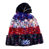 Corkscrew Pom Pom Beanie - Blackjack