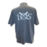 Edwards Heavies - Short Sleeved Jersey Deck Shirt - Washed Black