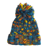Corkscrew Pom Pom Beanie - Multi